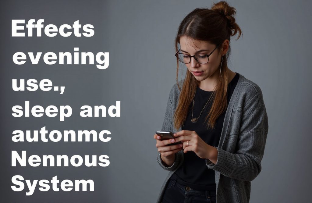 Evening Smartphone Use: Impact on Sleep Quality and Autonomic Nervous System Health