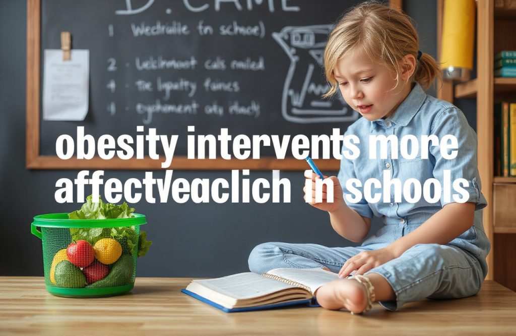 Effective School-Based Interventions to Combat Childhood Obesity
