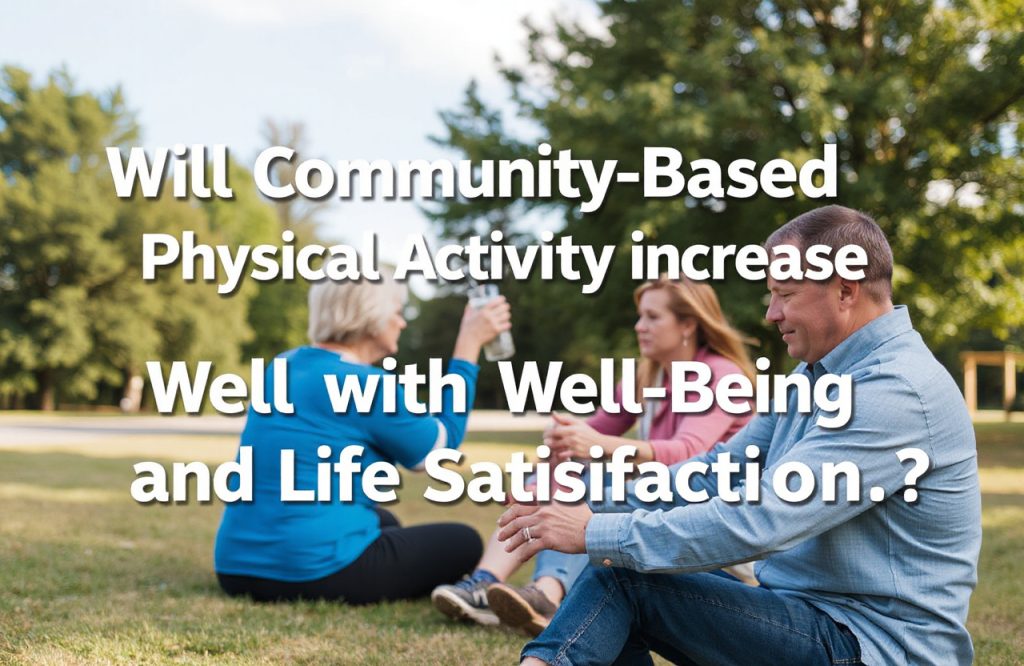 Exploring the Impact of Community-Based Physical Activity on Well-Being and Life Satisfaction