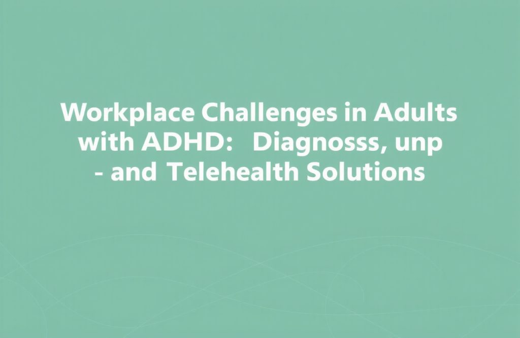 Navigating Workplace Challenges for Adults with ADHD: Effective Diagnosis, Support Strategies, and Telehealth Solutions
