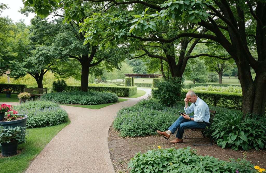 The Impact of Green Spaces on Reducing Chronic Job Stress: A Comprehensive Analysis