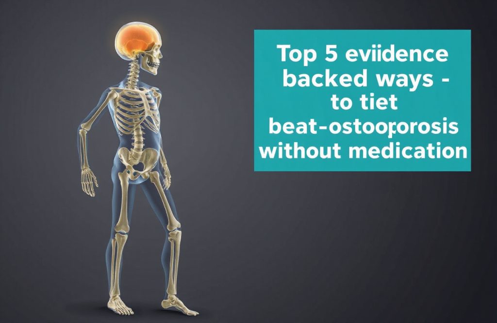 Five Proven Strategies to Combat Osteoporosis Naturally Without Medication