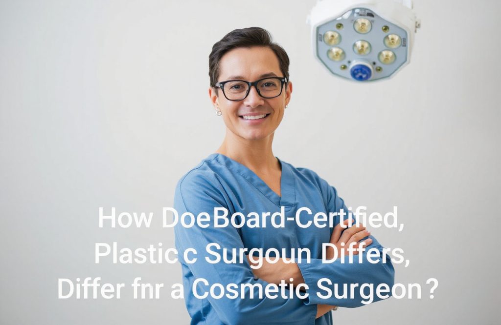 Understanding the Key Differences Between Board-Certified Plastic Surgeons and Cosmetic Surgeons