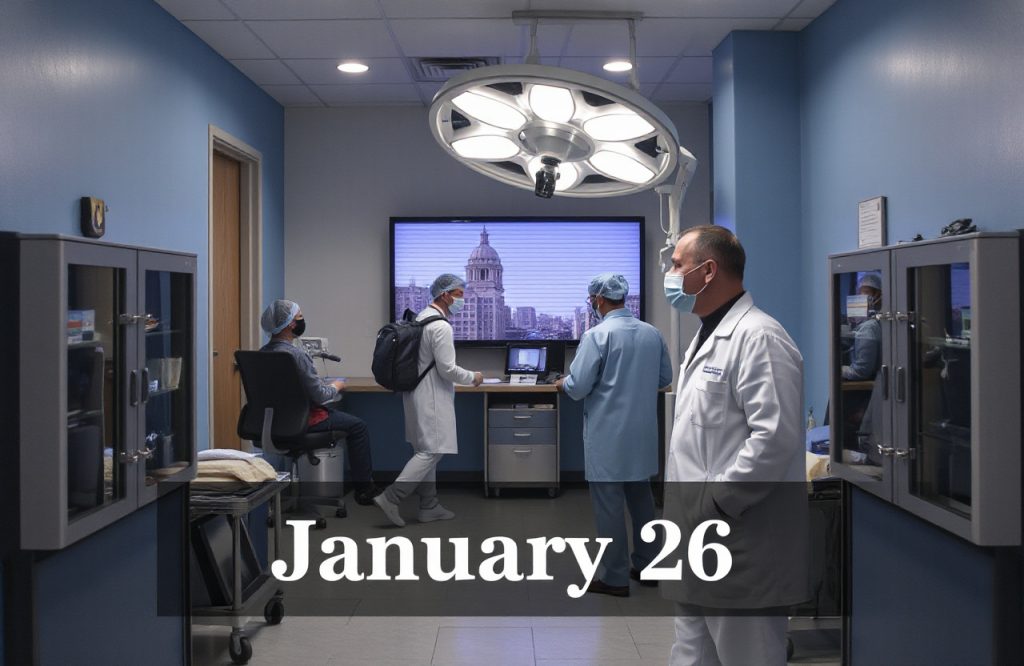 Notable Events in Medical History: January 26 Highlights