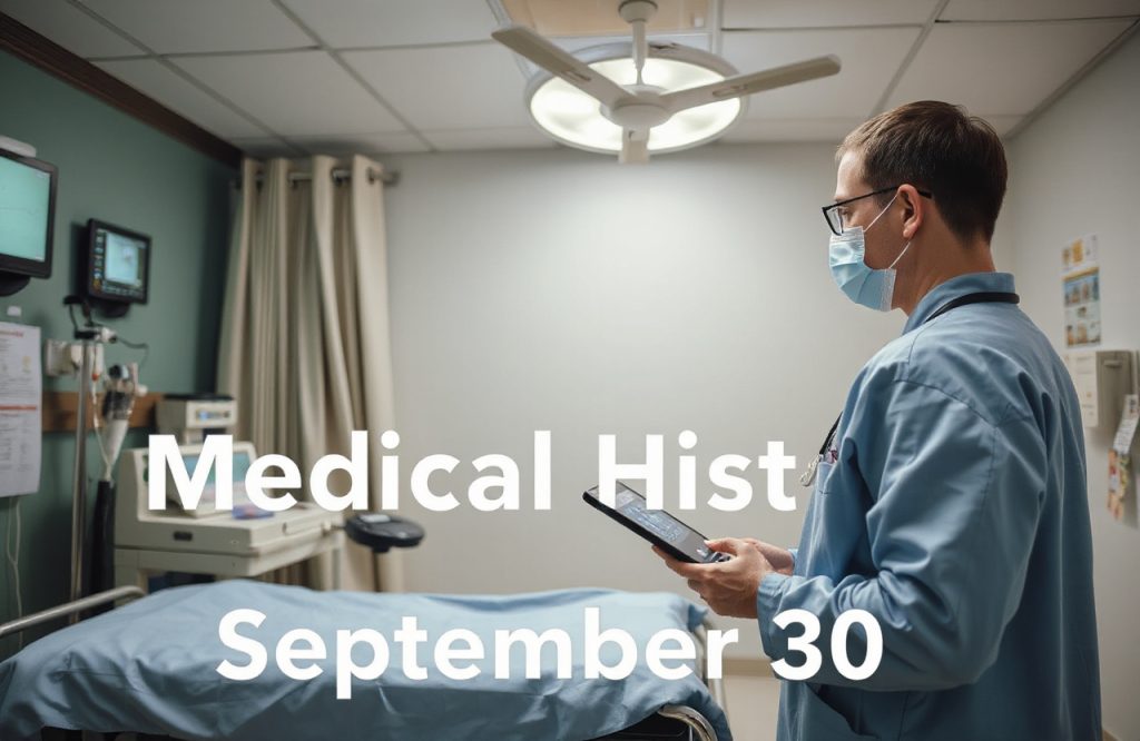 Significant Medical Milestones and Events on September 30 in History