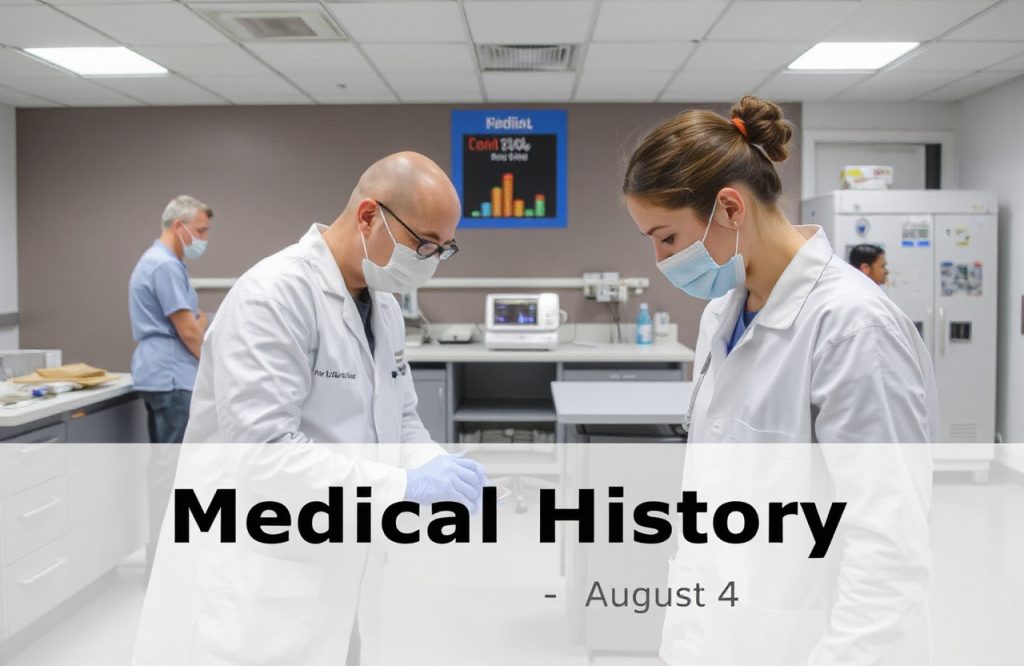 Significant Events in Medical History on August 4