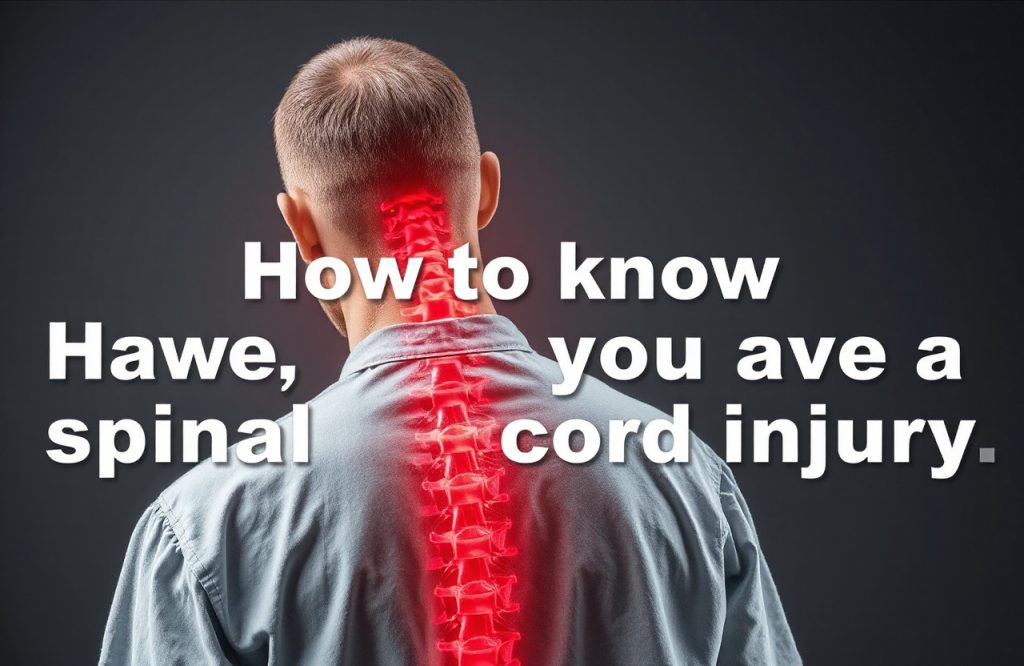 Recognizing Spinal Cord Injury: Key Signs and Symptoms You Shouldnt Ignore