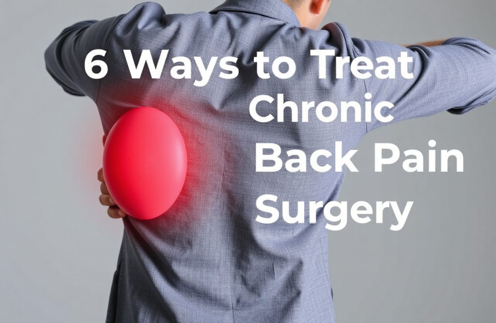 Effective Strategies for Treating Chronic Back Pain Without Surgery: 6 Non-Invasive Solutions