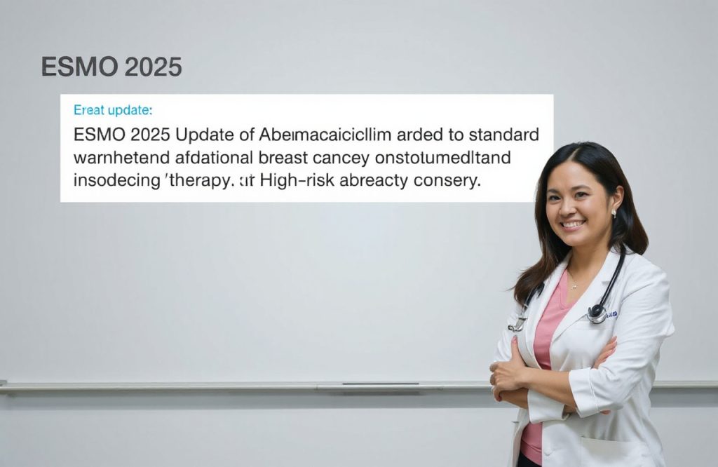 ESMO 2025 Insights: Abemaciclib Enhances Standard Endocrine Therapy for High-Risk Early Breast Cancer
