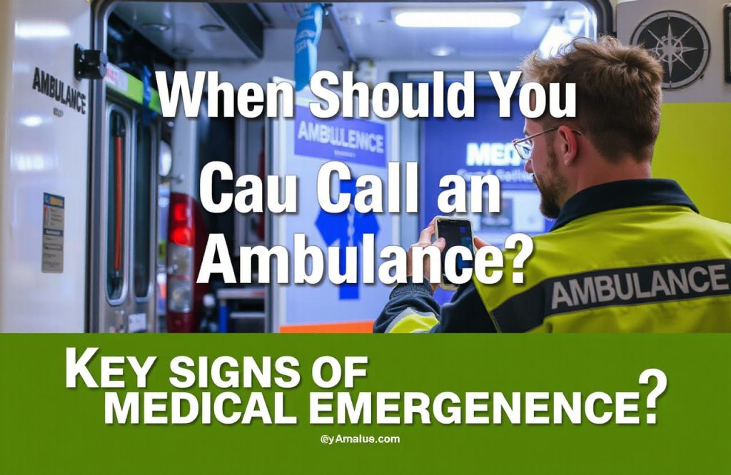 Essential Guide to Knowing When to Call an Ambulance: Key Signs of Medical Emergencies