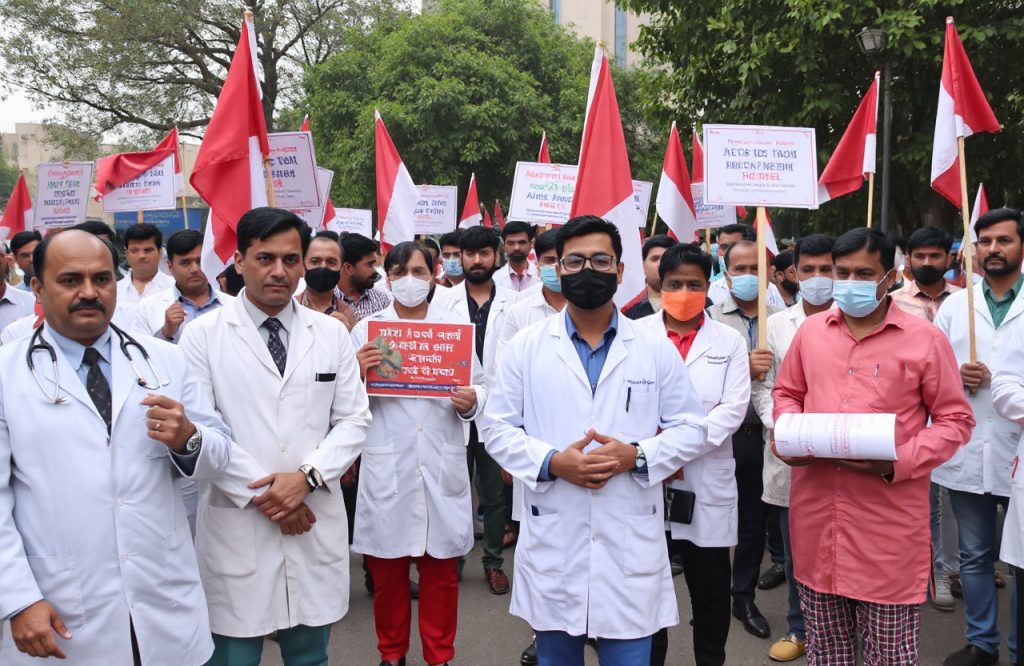 ESIC Faridabad Resident Doctors Strike: Over 400 Protest Alleged Misconduct by Dean