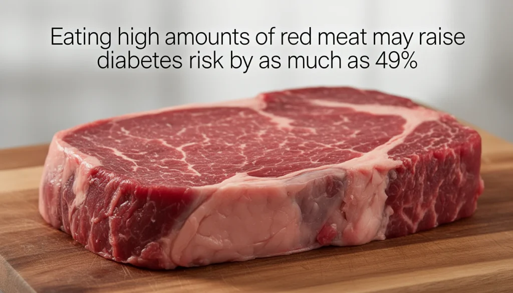 Red Meat Consumption Linked to 49% Increased Risk of Diabetes: What You Need to Know