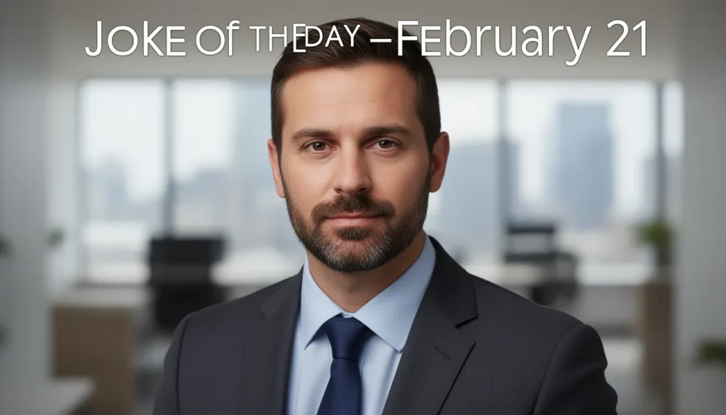 Hilarious Joke of the Day for February 21 to Brighten Your Mood