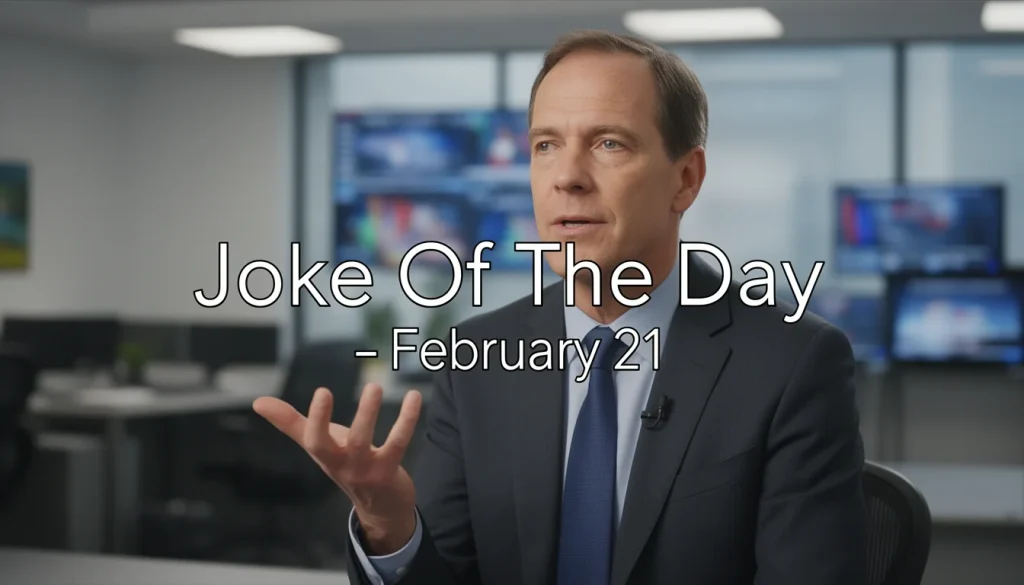Hilarious Joke of the Day for February 21 to Brighten Your Day