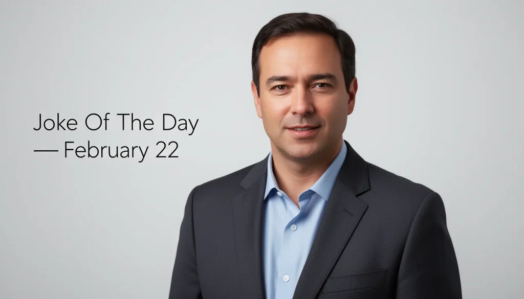 February 22 Joke of the Day: Laugh Your Way Through Midweek Blues