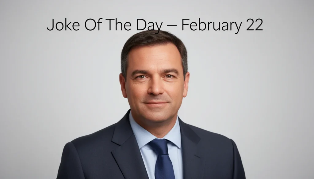 February 22 Joke of the Day: Laugh Out Loud with Today’s Funniest Humor