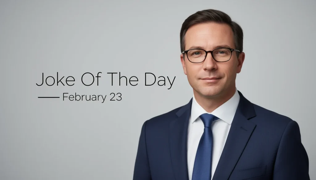 February 23 Joke of the Day: Laughter to Brighten Your Day