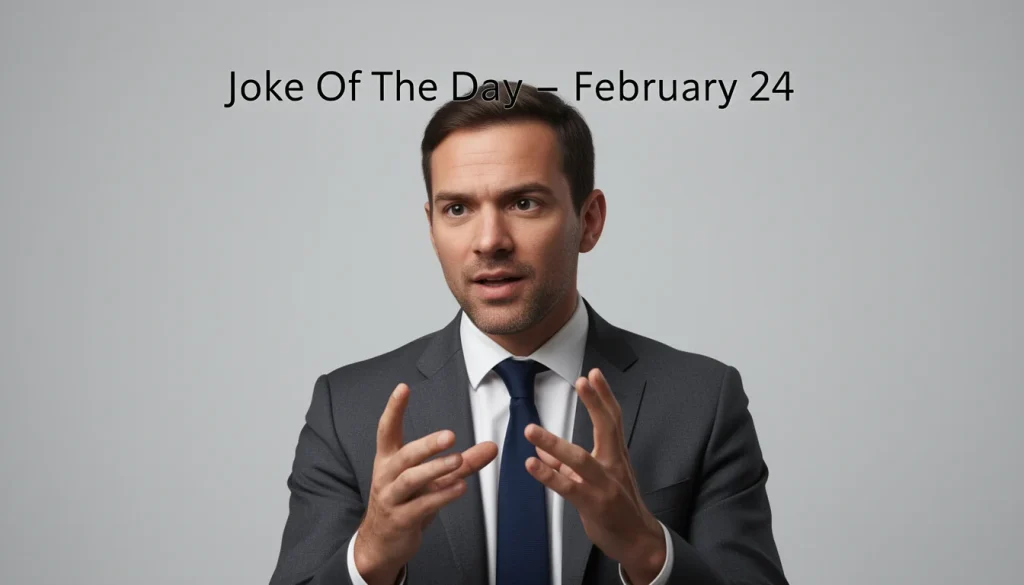 Daily Dose of Laughter: Joke of the Day for February 24