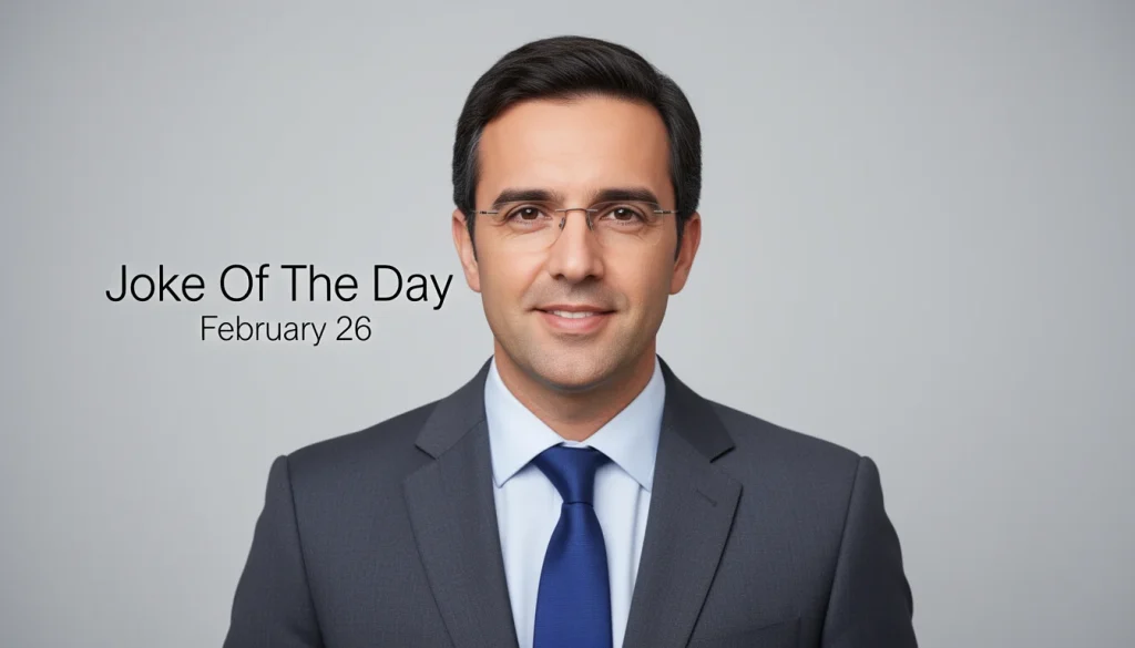 Laugh Your Way Through February 26 with Todays Hilarious Joke