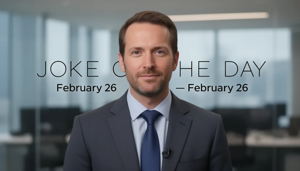 Hilarious Joke of the Day for February 26 to Brighten Your Mood