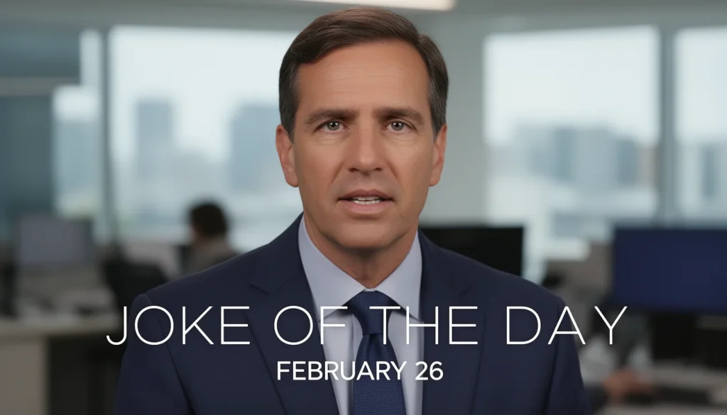 Hilarious Joke of the Day for February 26: Start Your Day with a Smile
