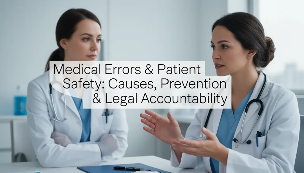 Understanding Medical Errors and Patient Safety: Key Causes, Prevention Strategies, and Legal Accountability
