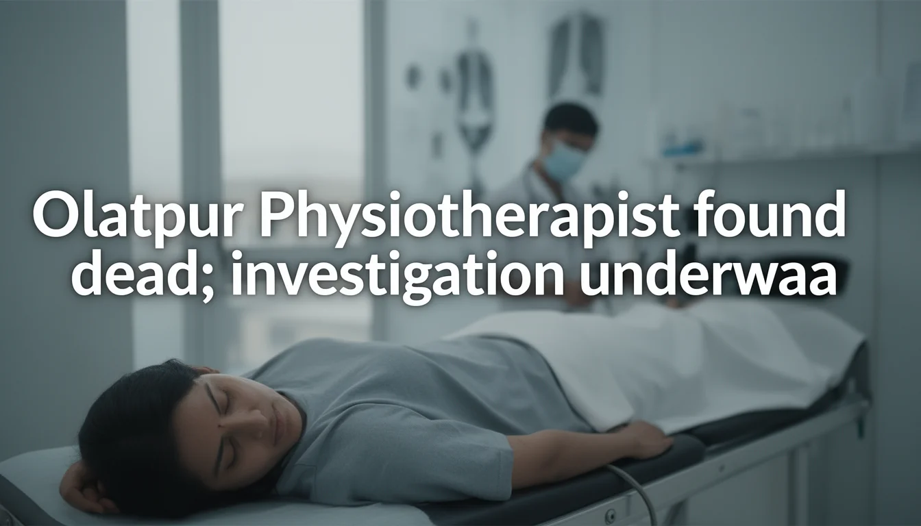 Olatpur Physiotherapist Found Dead: Investigation Launched into Mysterious Circumstances