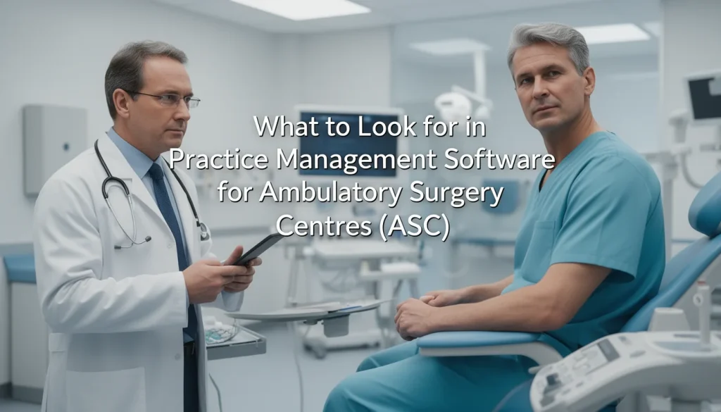 Key Features to Consider in Practice Management Software for Ambulatory Surgery Centres
