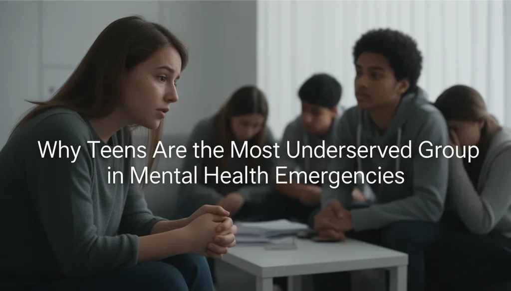 Understanding the Mental Health Crisis: Why Teens Are the Most Underserved Group in Emergencies