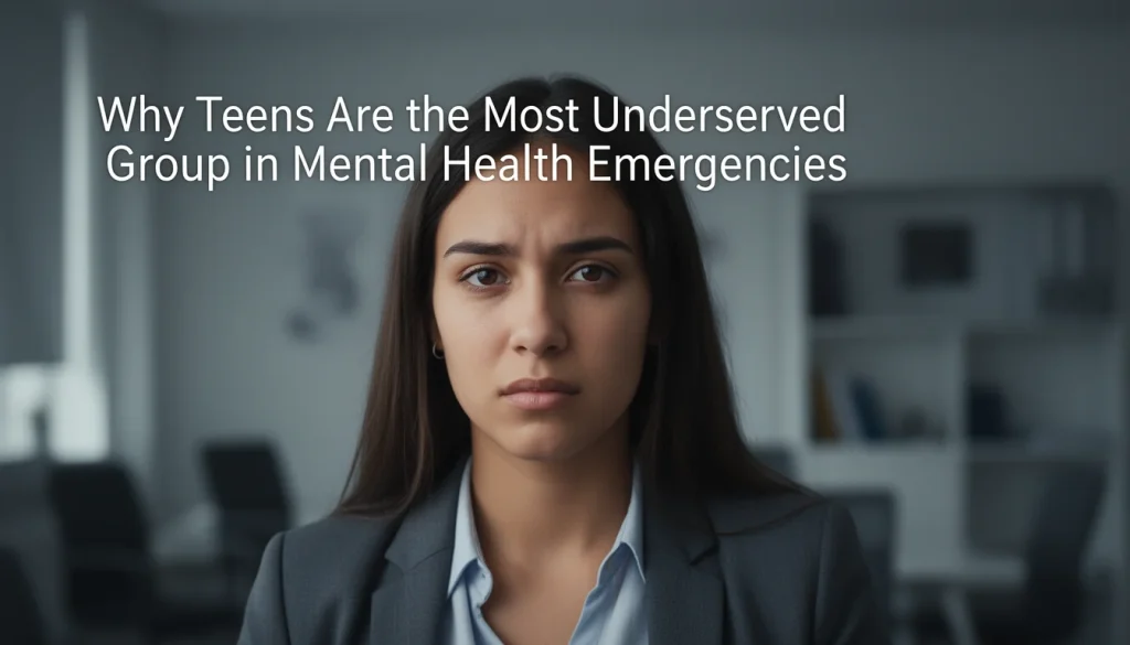 Understanding the Mental Health Crisis: Why Teens Are the Most Underserved Group in Emergencies