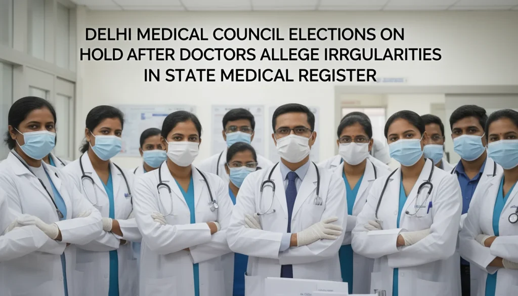 Delhi Medical Council Elections Paused Amid Allegations of Irregularities in State Medical Register