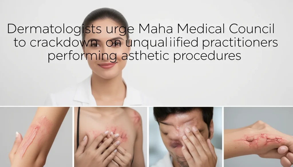 Dermatologists Call for Action Against Unqualified Practitioners in Aesthetic Procedures to Maha Medical Council
