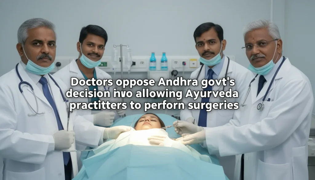 Doctors Challenge Andhra Governments Controversial Move to Allow Ayurveda Practitioners to Perform Surgeries