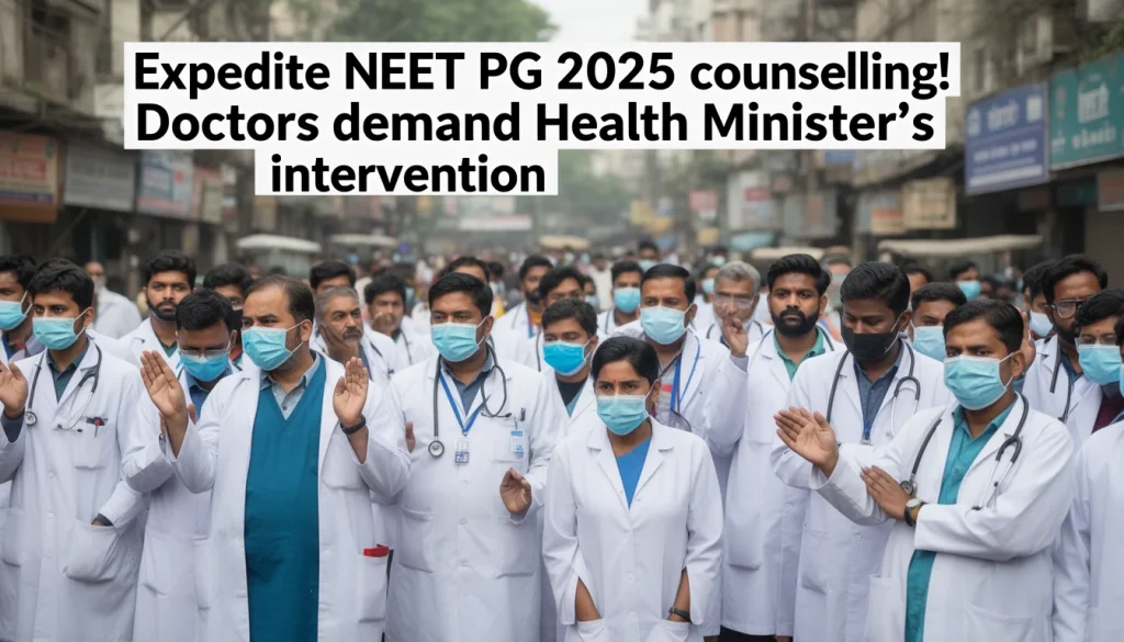Health Minister Urged to Intervene in Expedite NEET PG 2025 Counselling Process