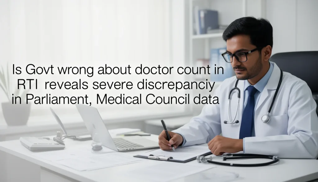 RTI Uncovers Major Discrepancies in Doctor Count: Is the Indian Government Misleading Parliament?