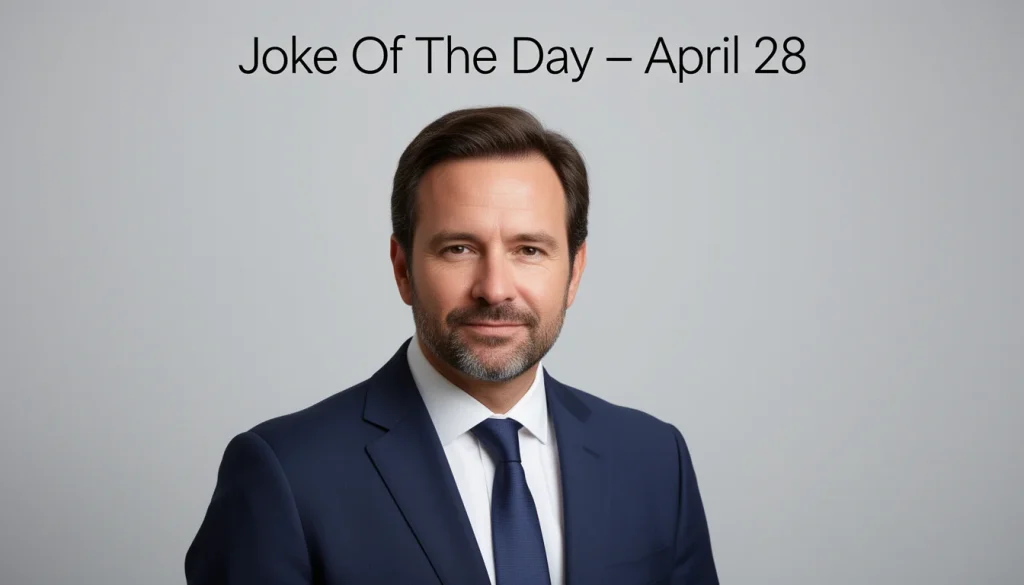 Daily Dose of Laughter: Joke of the Day for April 28