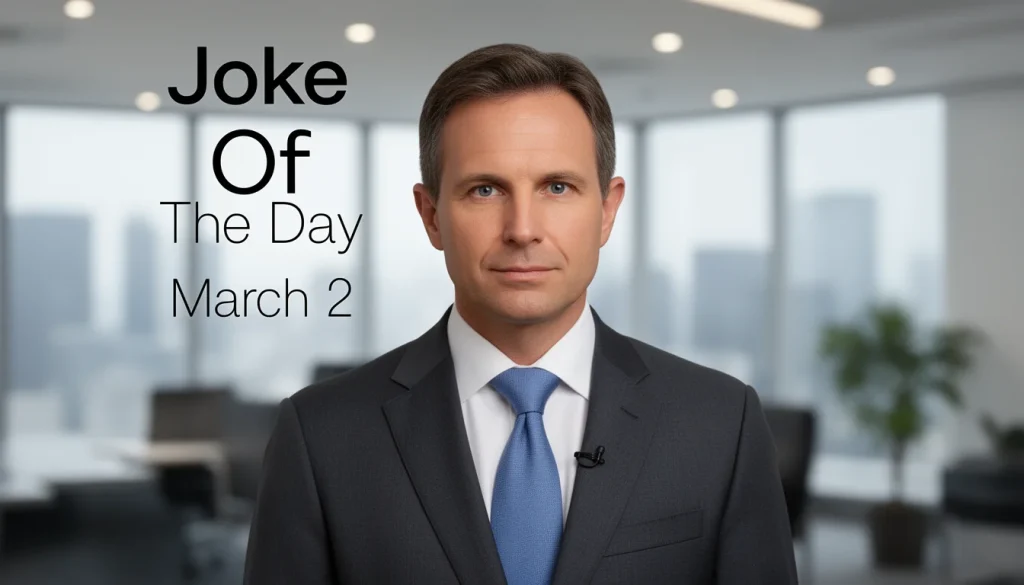 March 2 Joke of the Day: Brighten Your Day with a Smile