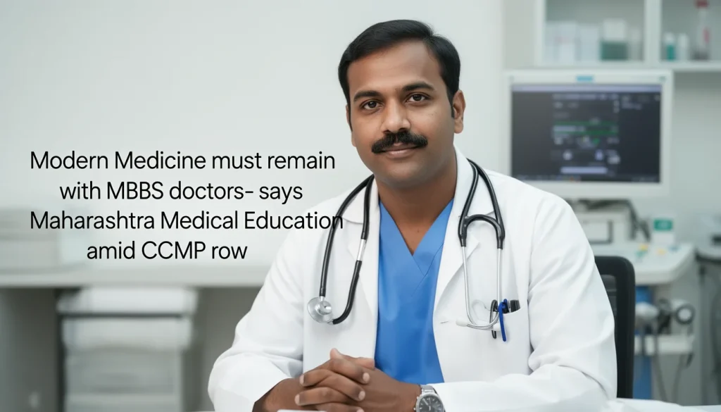 Maharashtra Medical Education Minister Advocates for MBBS Doctors Amid CCMP Controversy