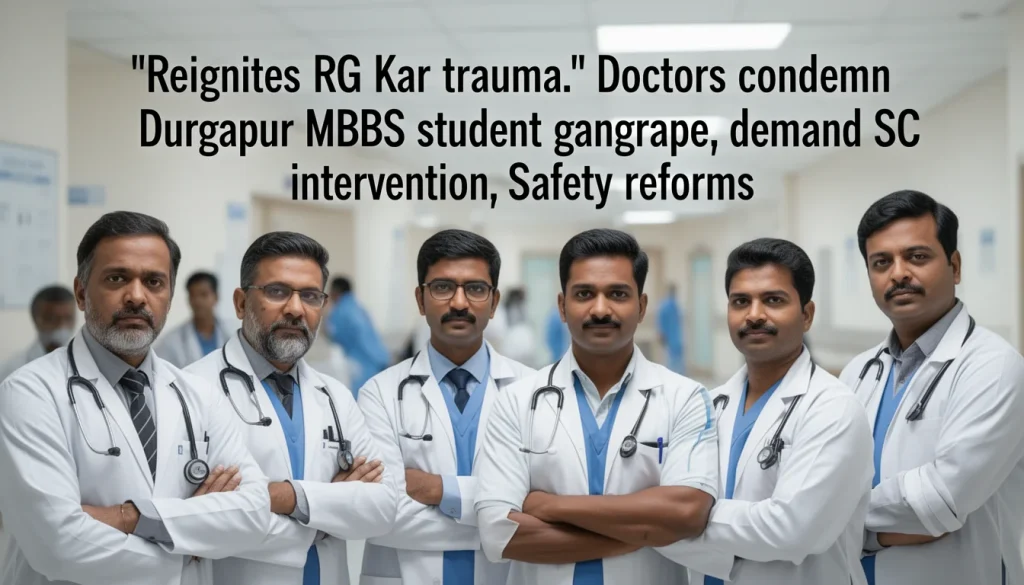 Demand for Safety Reforms Grows as Doctors Condemn Durgapur MBBS Student Gangrape and Call for Supreme Court Intervention
